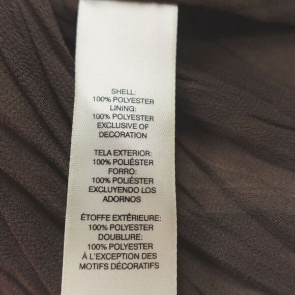 Chicos Jacket Womens 4 XL Animal Print Pleated Elegance Faux Fur Collar Mob Wife - Picture 11 of 14